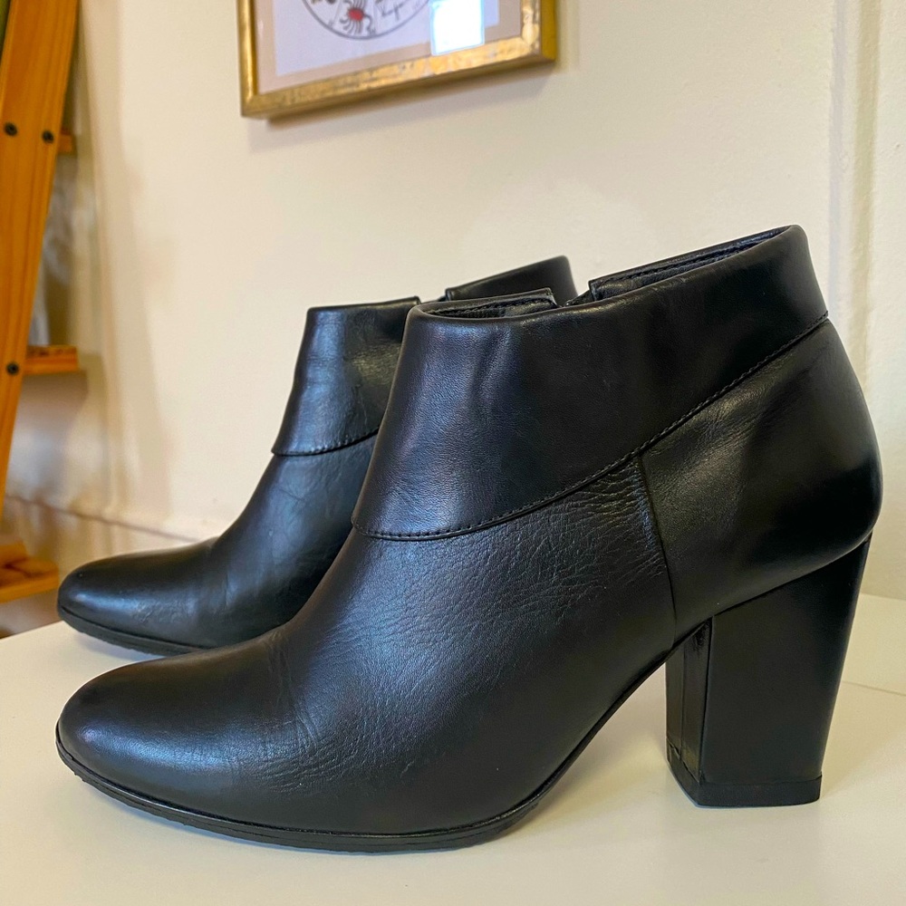 Leather booties size 7